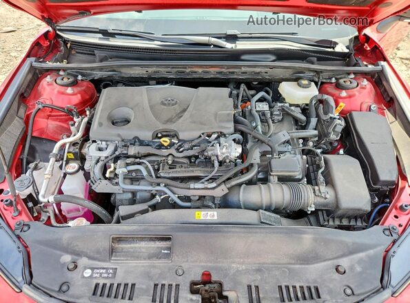 4T1DBADK7SU021240 2025 TOYOTA CAMRY Red Vista interior trasera