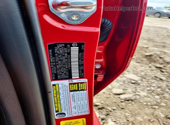 4T1DBADK7SU021240 2025 TOYOTA CAMRY Red Vista del compartimento del motor