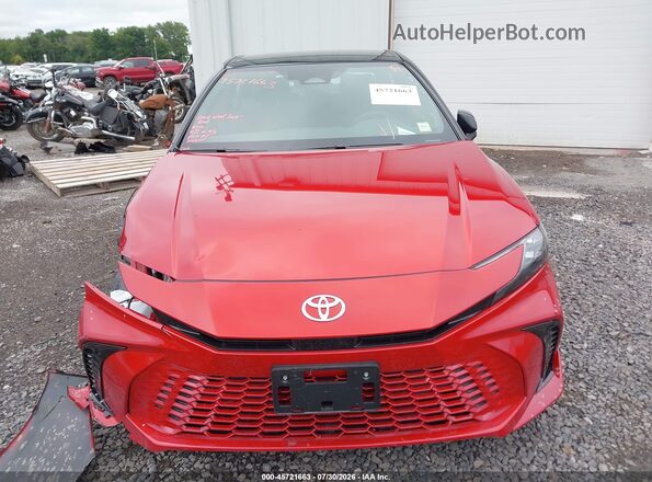 4T1DBADK7TU061271 2026 TOYOTA CAMRY Красный Вид щитка приборов