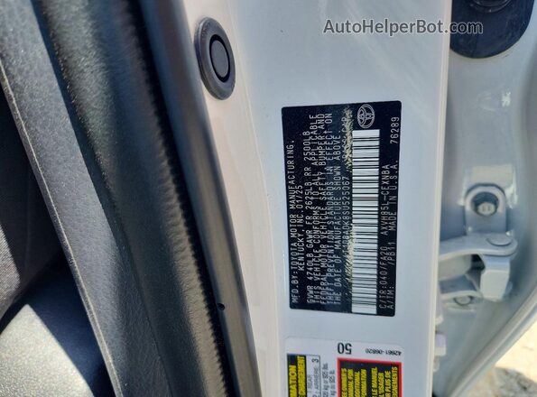 4T1DBADK8SU525067 2025 TOYOTA CAMRY White Engine compartment view
