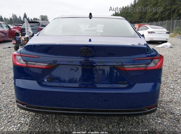4T1DBADKXSU015013 2025 TOYOTA CAMRY Blue 
