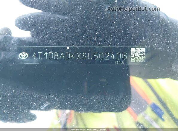 4T1DBADKXSU502406 2025 TOYOTA CAMRY Белый Панорамный вид салона 360°