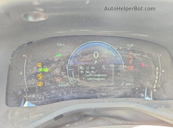 4T1DBADKXSU528469 2025 TOYOTA CAMRY Blue Vista del cuadro de instrumentos