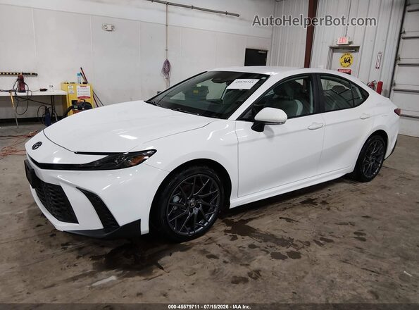 4T1DBADKXSU537589 2025 TOYOTA CAMRY White Przód lewy