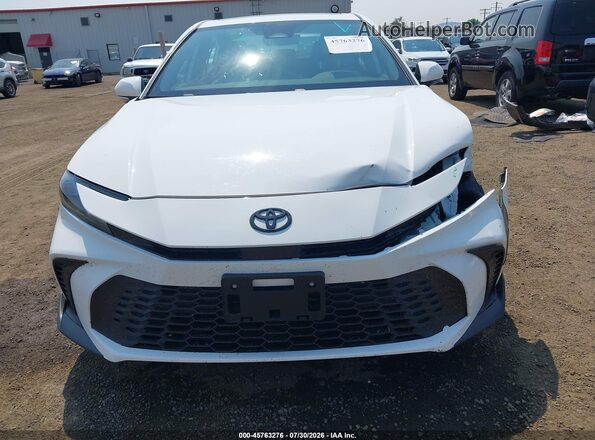 4T1DBADKXSU539505 2025 TOYOTA CAMRY White Вид спереду
