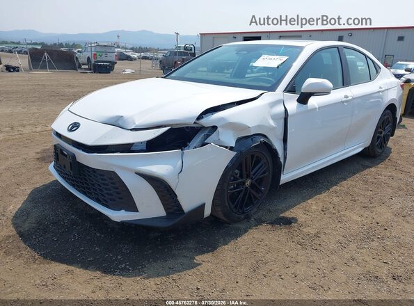 4T1DBADKXSU539505 2025 TOYOTA CAMRY White Передня ліва чверть