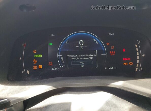 4T1DBADKXTU552417 2026 TOYOTA CAMRY Gray Instrument cluster view
