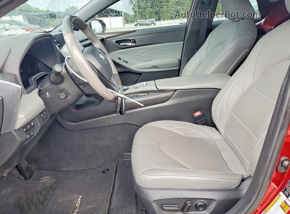 4T1DZ1FB7LU042888 2020 TOYOTA AVALON Red Front interior view
