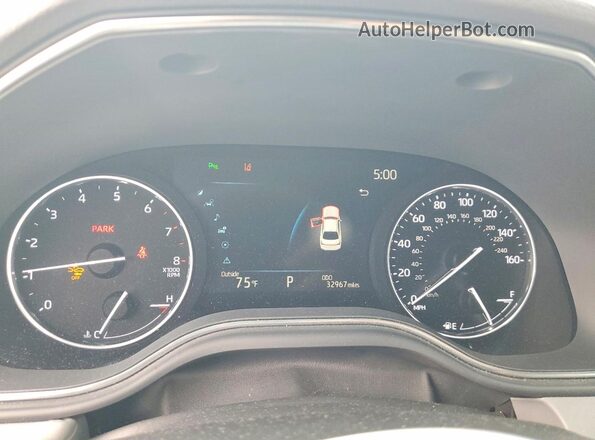 4T1DZ1FB7LU042888 2020 TOYOTA AVALON Red Instrument cluster view