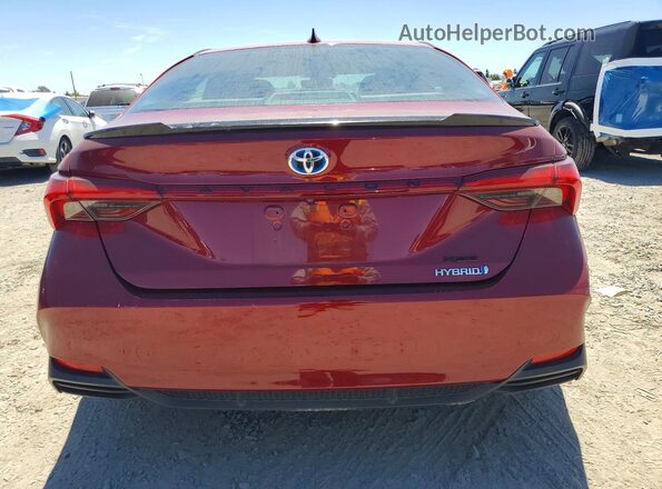 4T1E21FB6LU016582 2020 TOYOTA AVALON Burgundy Вид ззаду