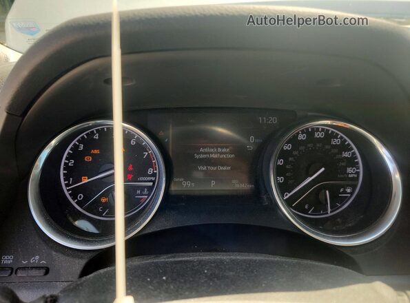 4T1F11AK1LU994826 2020 TOYOTA CAMRY White Widok zestawu wskaźników
