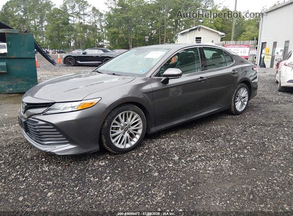 4T1F11AK4LU954224 2020 TOYOTA CAMRY Gray წინა მარცხენა ხედი სამი მეოთხედიდან