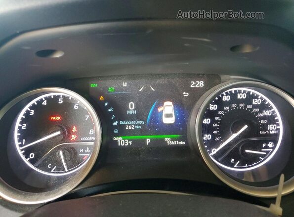 4T1F11AK6MU558247 2021 TOYOTA CAMRY Blue ხელსაწყოთა პანელის ხედი