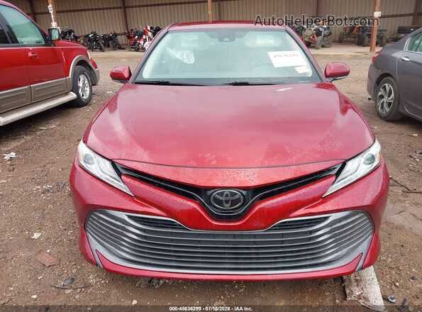 4T1F11AK9LU920005 2020 TOYOTA CAMRY Red Widok zestawu wskaźników