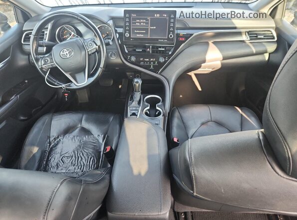 4T1F11AK9MU462936 2021 TOYOTA CAMRY Black Вид панелі приладів