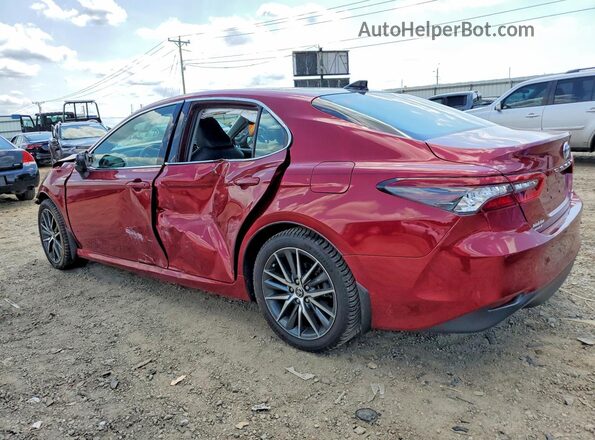 4T1F11BK3MU024332 2021 TOYOTA CAMRY Красный Задняя левая четверть
