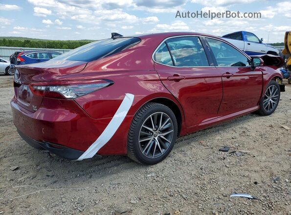 4T1F11BK3MU024332 2021 TOYOTA CAMRY Красный Задняя правая четверть