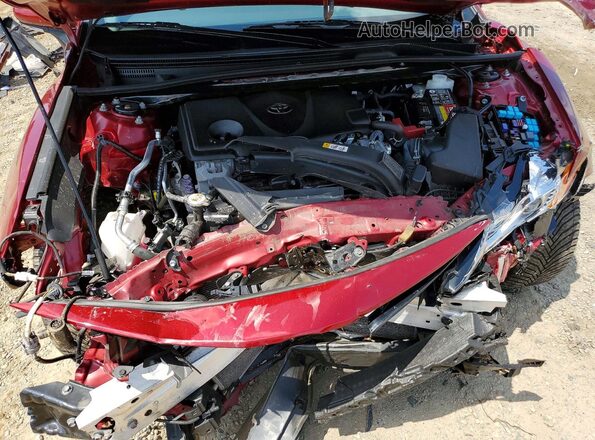 4T1F11BK3MU024332 2021 TOYOTA CAMRY Красный Вид задней части салона