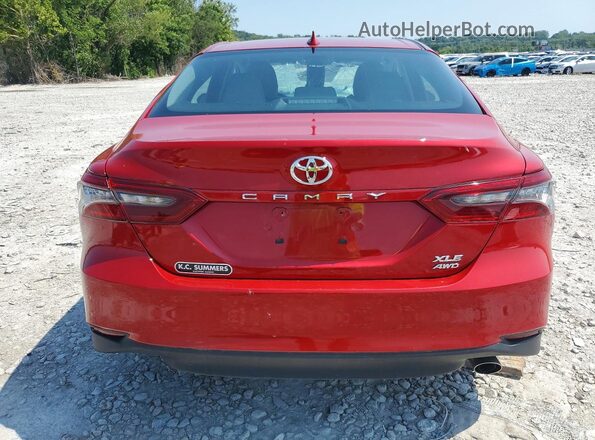 4T1F11BK4PU078226 2023 TOYOTA CAMRY Red უკანა ხედი