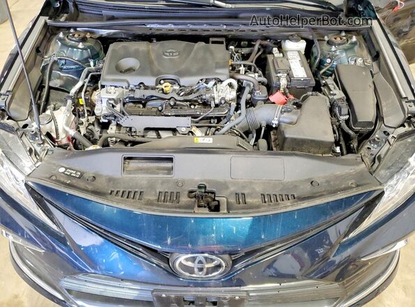 4T1F11BK5MU045456 2021 TOYOTA CAMRY Blue Widok wnętrza z tyłu