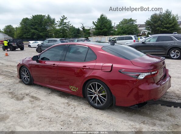 4T1F11BK5MU046476 2021 TOYOTA CAMRY Красный Задняя левая четверть