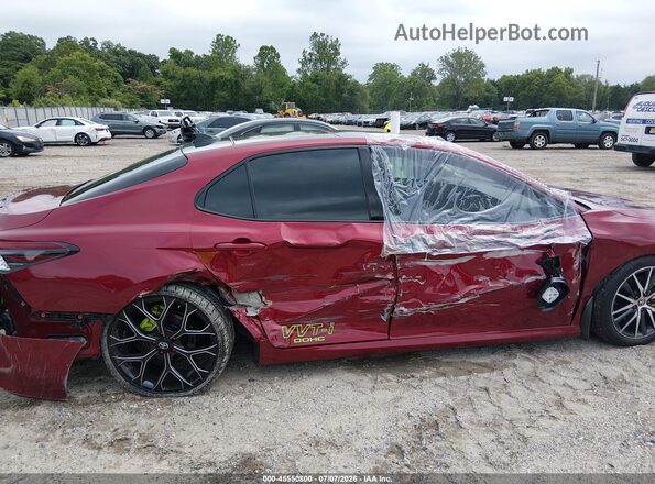 4T1F11BK5MU046476 2021 TOYOTA CAMRY Красный Вид спереди