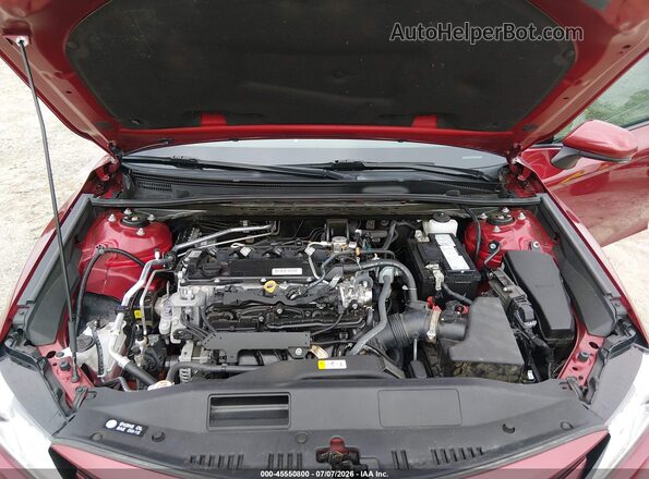 4T1F11BK5MU046476 2021 TOYOTA CAMRY Красный Вид сзади