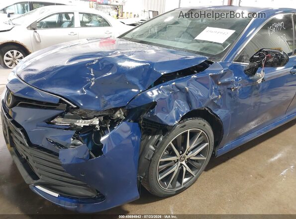 4T1F31AK1RU071510 2024 TOYOTA CAMRY HYBRID Blue წინა ხედი