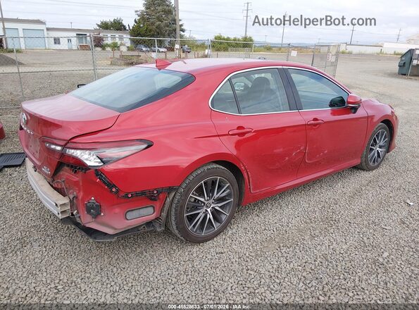 4T1F31AK3RU072349 2024 TOYOTA CAMRY HYBRID Red Задня права чверть