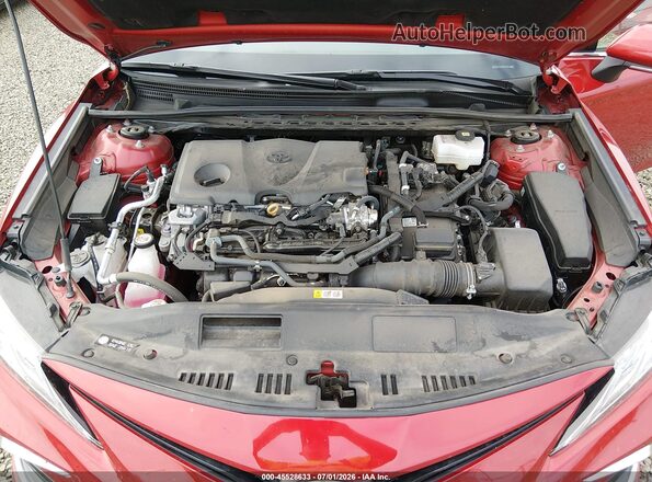 4T1F31AK3RU072349 2024 TOYOTA CAMRY HYBRID Red Вид ззаду
