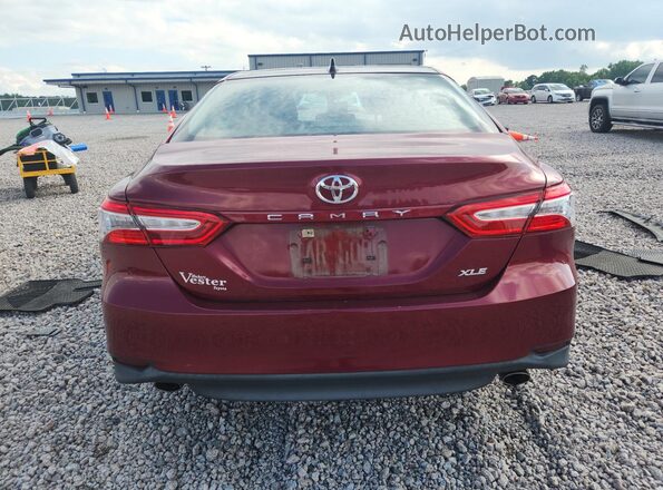 4T1FZ1AK0LU042019 2020 TOYOTA CAMRY Burgundy Вид ззаду