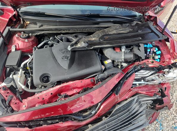 4T1FZ1AK0LU042019 2020 TOYOTA CAMRY Burgundy Вид задньої частини салону