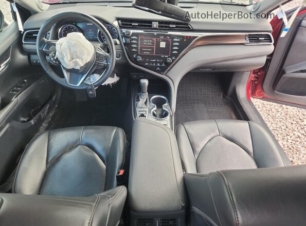 4T1FZ1AK0LU042019 2020 TOYOTA CAMRY Burgundy Вид панелі приладів
