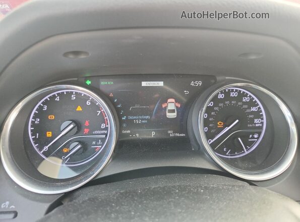 4T1FZ1AK0LU042019 2020 TOYOTA CAMRY Burgundy Вид щитка приладів