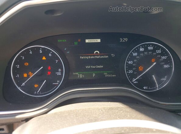 4T1FZ1FB3MU058032 2021 TOYOTA AVALON Black ხელსაწყოთა პანელის ხედი