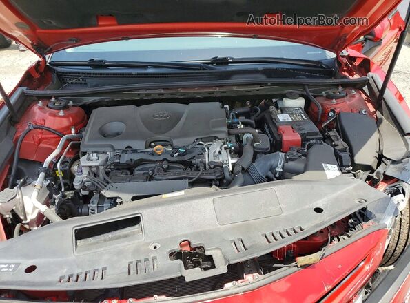 4T1G11AK0LU312815 2020 TOYOTA CAMRY Red Vista interior trasera