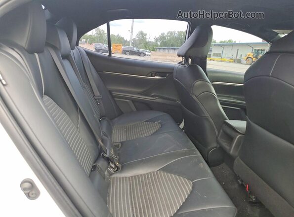 4T1G11AK0LU340467 2020 TOYOTA CAMRY White Vista de los asientos traseros
