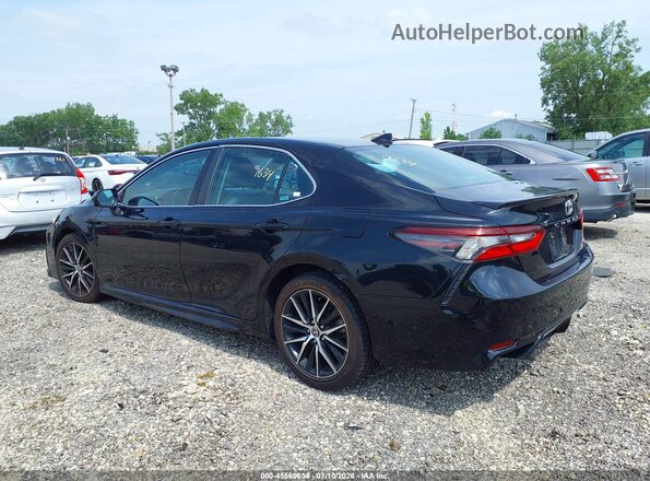 4T1G11AK0MU588235 2021 TOYOTA CAMRY Black Հետևի ձախ