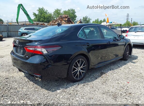 4T1G11AK0MU588235 2021 TOYOTA CAMRY Black Հետևի աջ