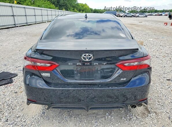 4T1G11AK0NU652663 2022 TOYOTA CAMRY Black Rear view