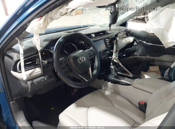 4T1G11AK1LU346486 2020 TOYOTA CAMRY Blue Սալոնի դիմացի տեսք