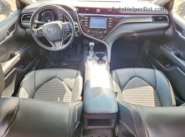 4T1G11AK1LU929575 2020 TOYOTA CAMRY Blue Dashboard view