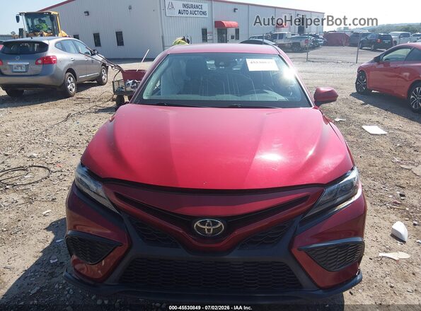 4T1G11AK1MU464216 2021 TOYOTA CAMRY Red Սարքավորումների վահանակի տեսք