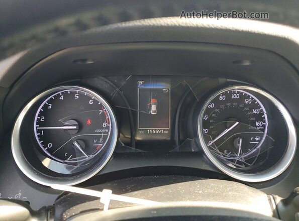 4T1G11AK2LU394367 2020 TOYOTA CAMRY White Вид щитка приладів
