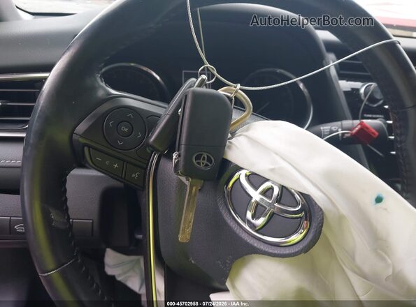 4T1G11AK2LU399200 2020 TOYOTA CAMRY Red Dashboard view
