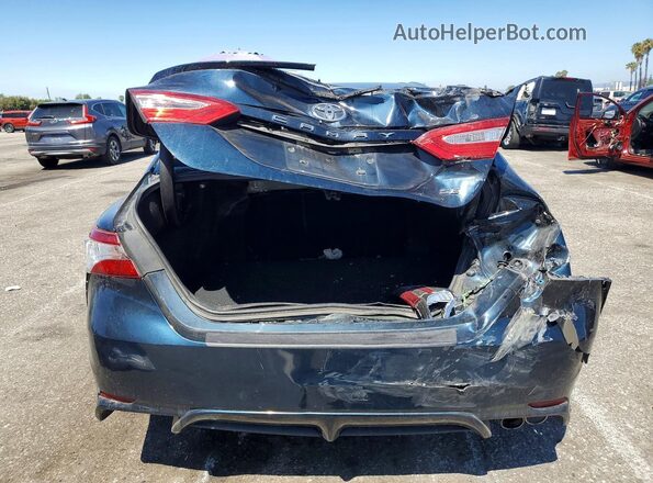 4T1G11AK2LU969910 2020 TOYOTA CAMRY Black Rear view
