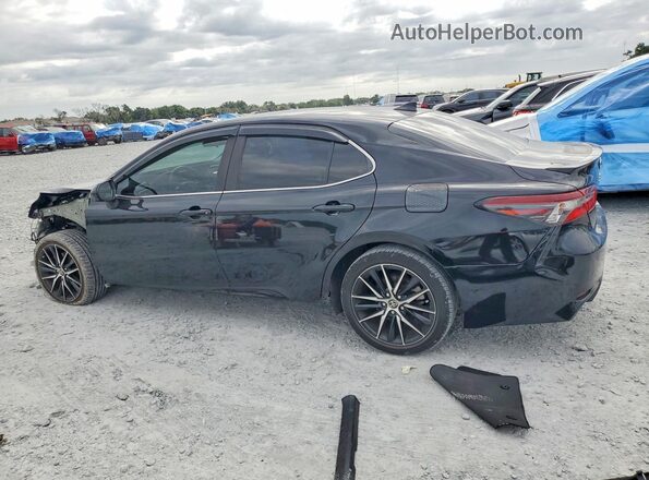 4T1G11AK2MU446596 2021 TOYOTA CAMRY Black Հետևի ձախ