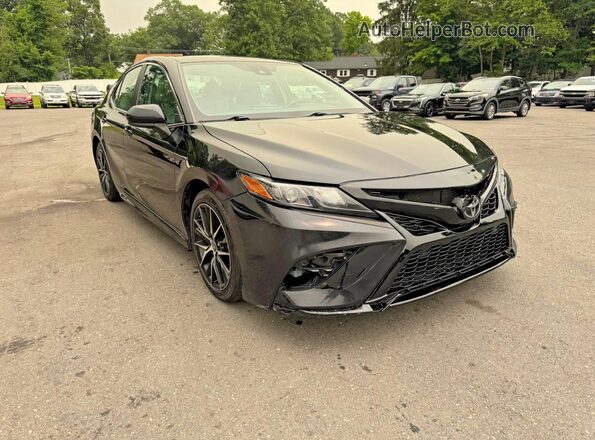 4T1G11AK2MU476830 2021 TOYOTA CAMRY Black Առջևի աջ