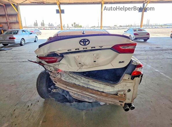 4T1G11AK3LU346862 2020 TOYOTA CAMRY White უკანა ხედი