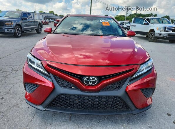 4T1G11AK3LU375701 2020 TOYOTA CAMRY Burgundy Front view